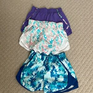Three pairs of girl’s shorts